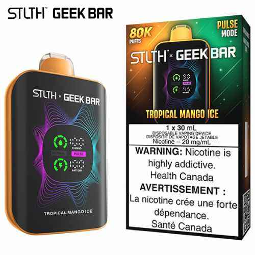 Stlth X Geek bar 80k tropical mango ice
