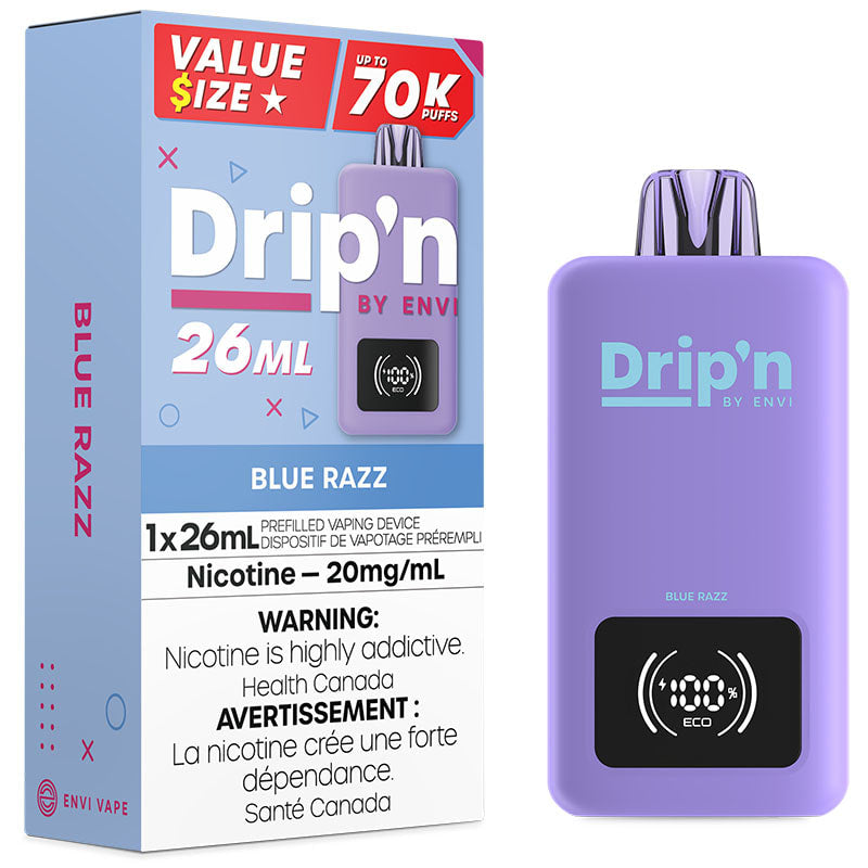 Dripn 70k Blue Razz (provincial tax)