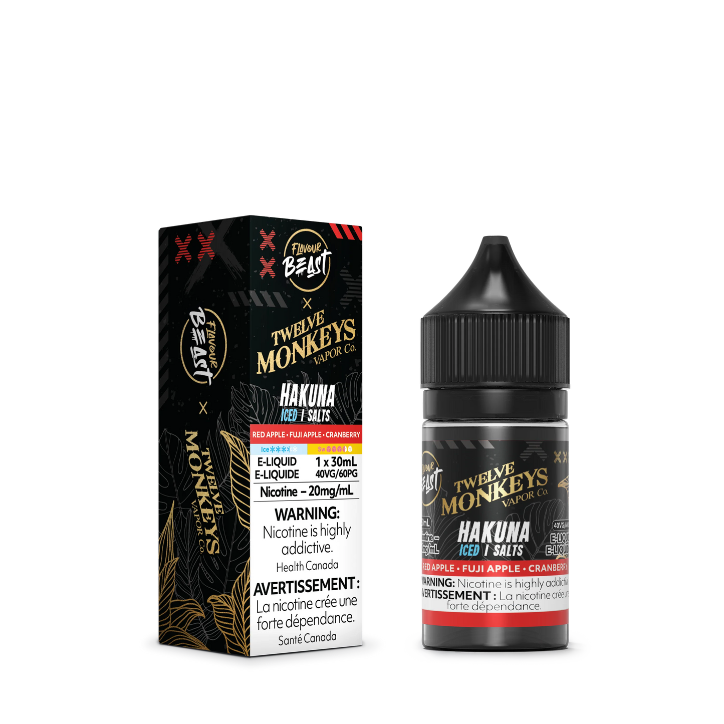 Flavour Beast x 12 Monkey E-liquid - Hakuna