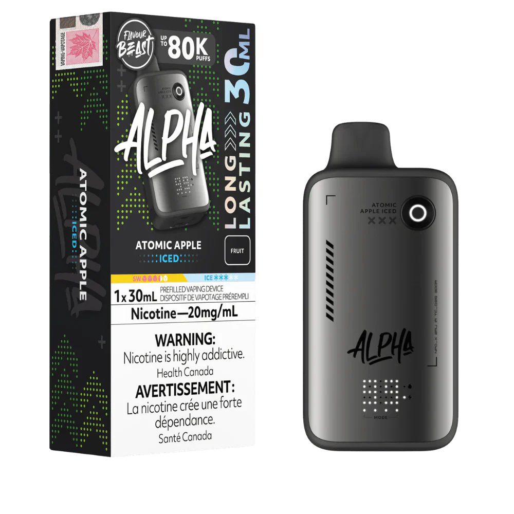 Flavour Beast Alpha 80k Atomic Apple Iced (Provincial Tax)