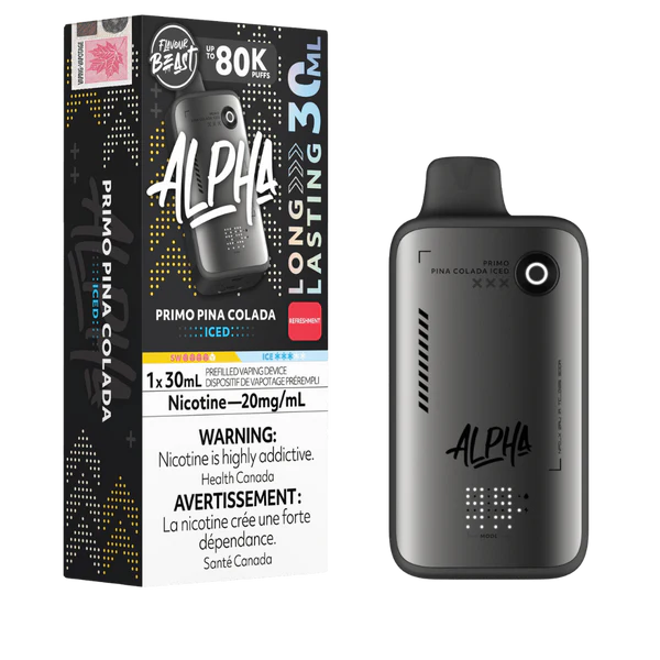 Flavour Beast Alpha 80k Primo Pina Colada Iced (Provincial Tax)
