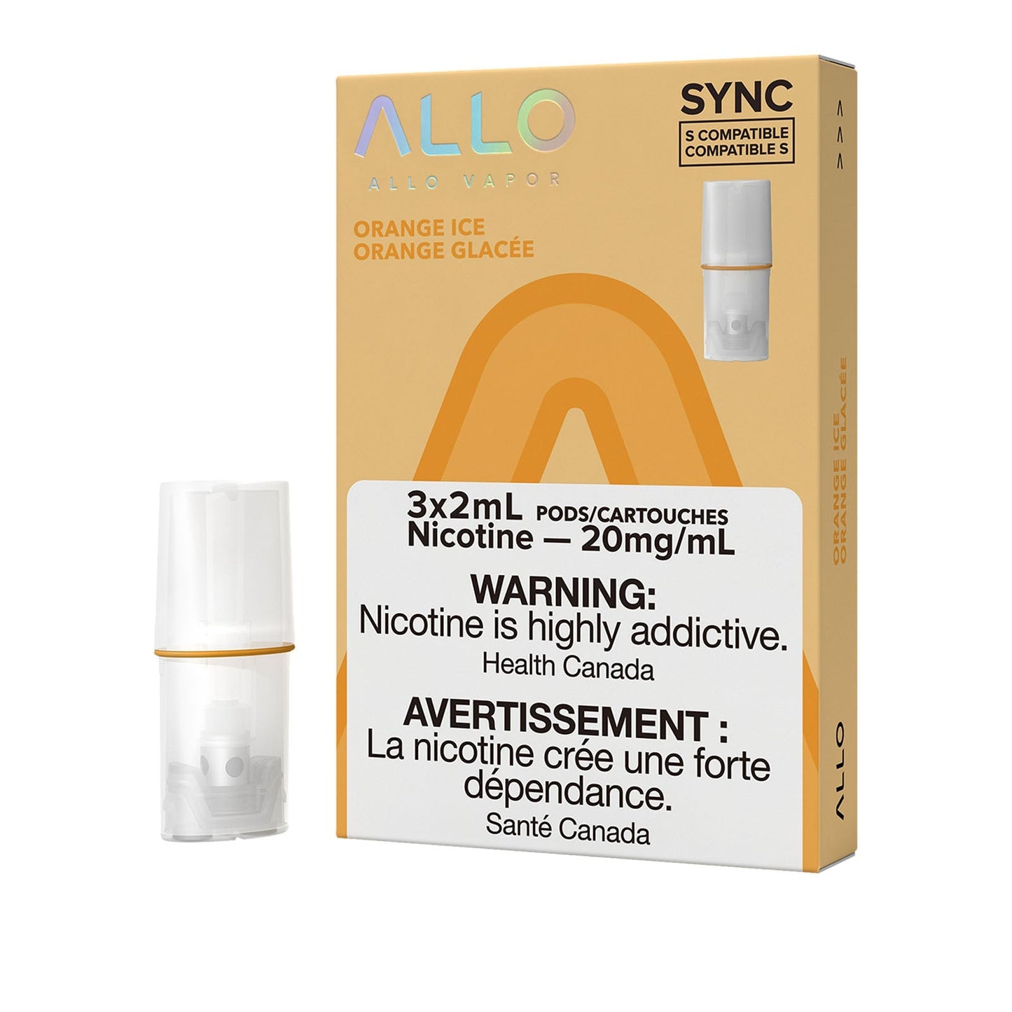 Allo Sync 3pods Orange Ice (3x2ml) ( Provincial Tax)