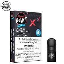 Flavour Beast 3pods Lit Lychee Watermelon Iced (Provincial Tax )