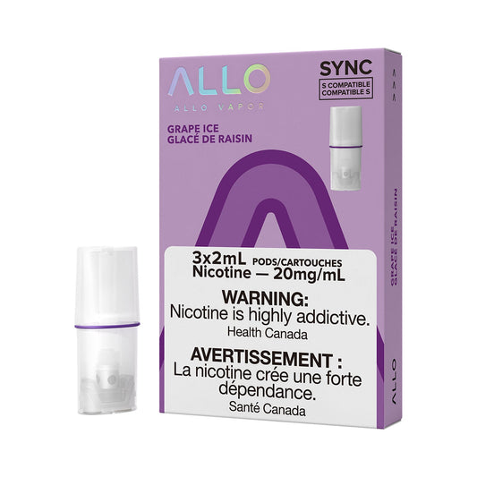 Allo Sync 3pods Grape Ice (3x2ml) ( Provincial Tax)