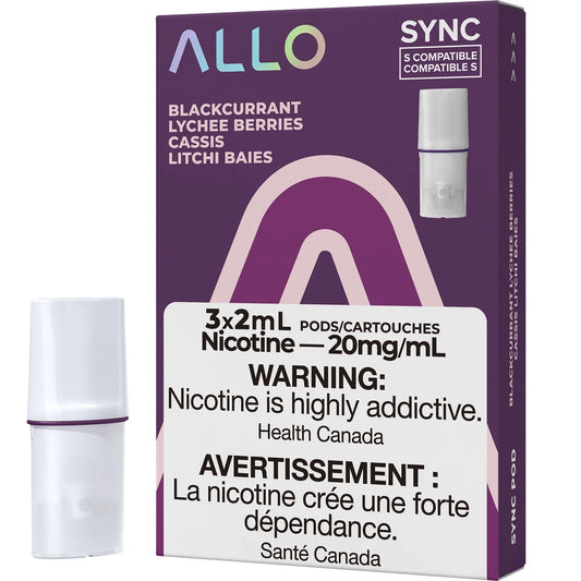 ALLO Sync 3pods Blackcurrant Lychee Berries ( Provincial Tax)