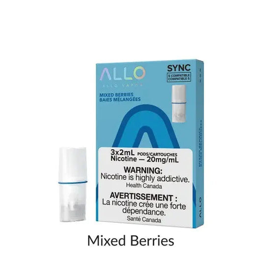 Allo Sync 3pods Mixed Berries (3x2ml) ( Provincial Tax)