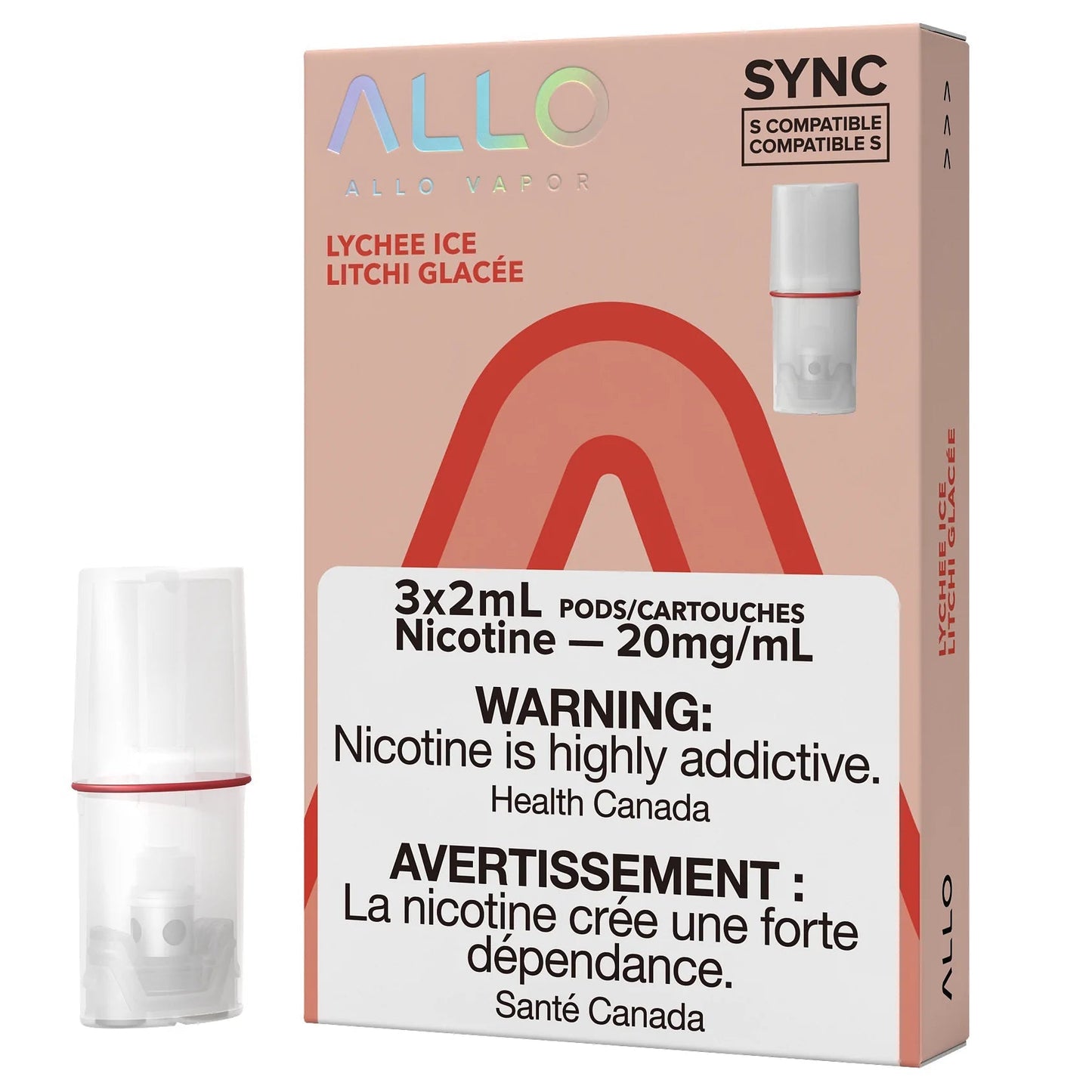 Allo SYNC 3pods Lychee Ice (3x2ml) ( Provincial Tax)