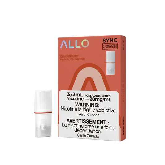 Allo Sync 3pods Grapefruit  (3X2ml) ( Provincial Tax)