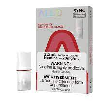 Allo Sync 3pods Red Line Ice ( Provincial Tax)