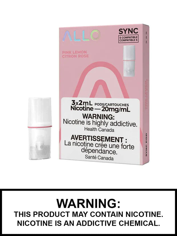 Allo Sync 3pods Pink Lemon (3x2ml) ( Provincial Tax)