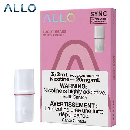 Allo Sync 3pods Froot Bears (3x2ml) ( Provincial Tax)