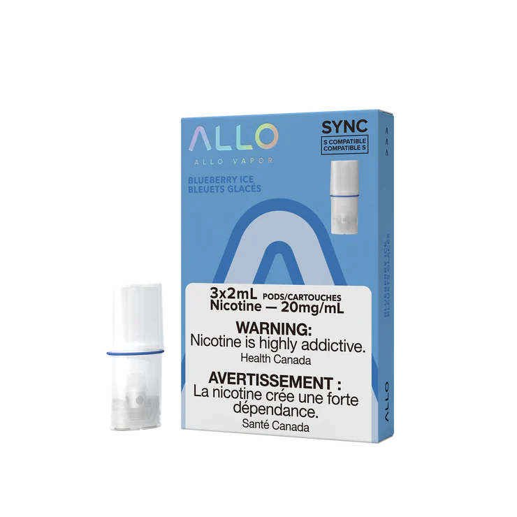 Allo Sync 3pods Blueberry Ice (3x2ml) ( Provincial Tax)