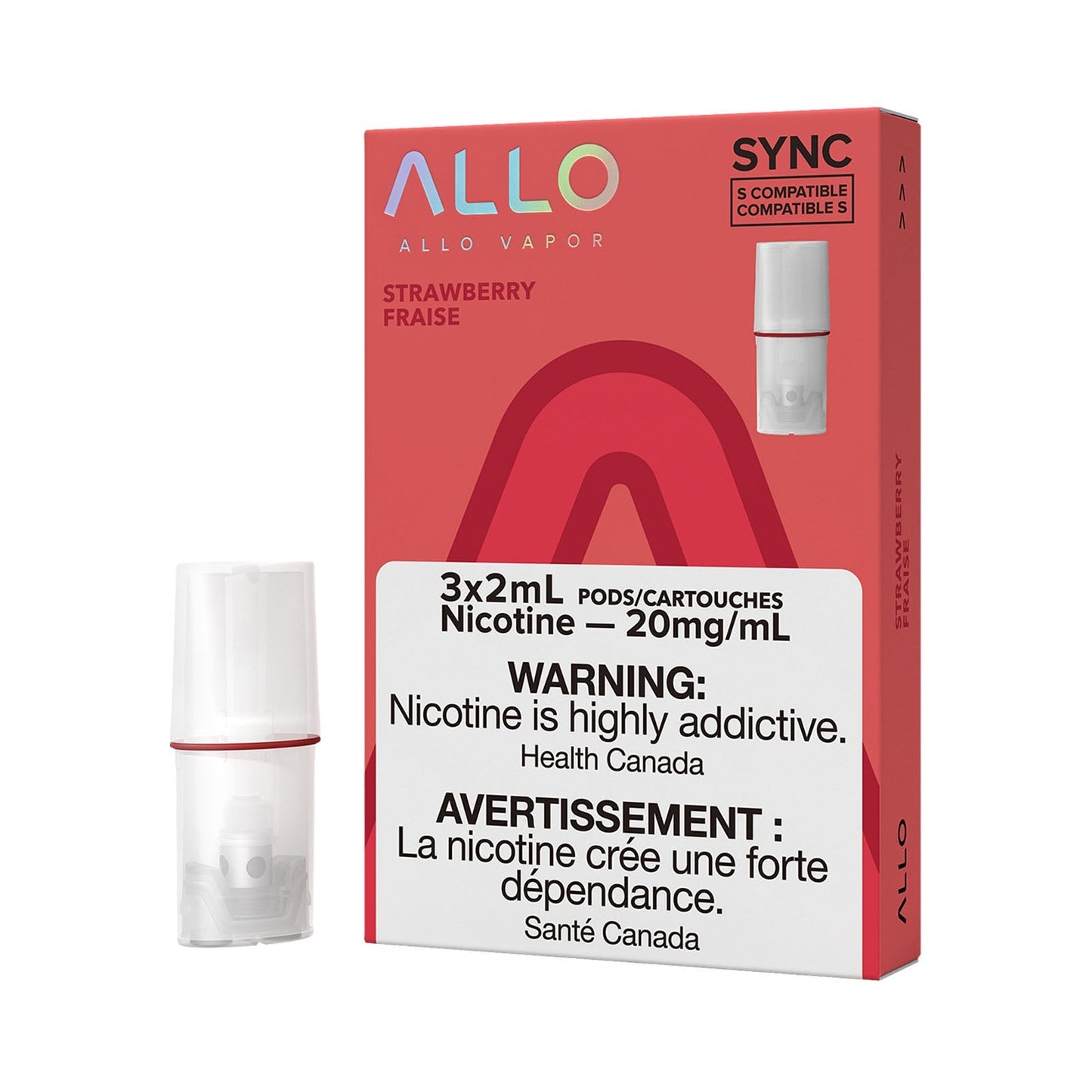 Allo Sync  Strawberry (3x2ml) ( Provincial Tax)