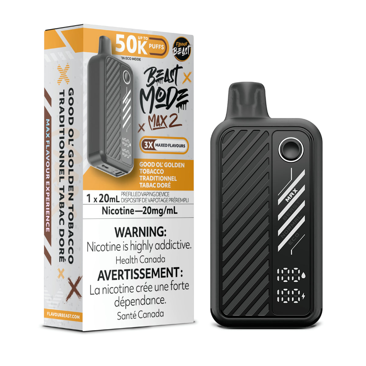 Flavour beast 50k good ol golden tobacco*