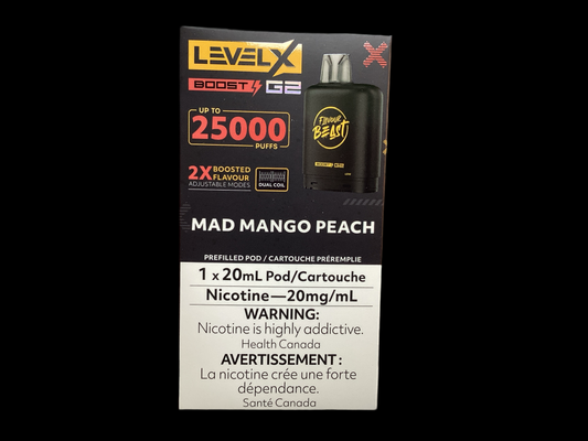 Level X boost g2 25k mad mango peach