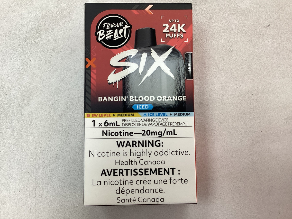 Flavour beast Six 24k Bangin Blood Orange