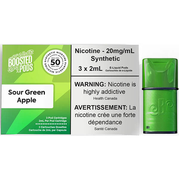 Boosted pods 3x2ml 20mg/ml Green apple