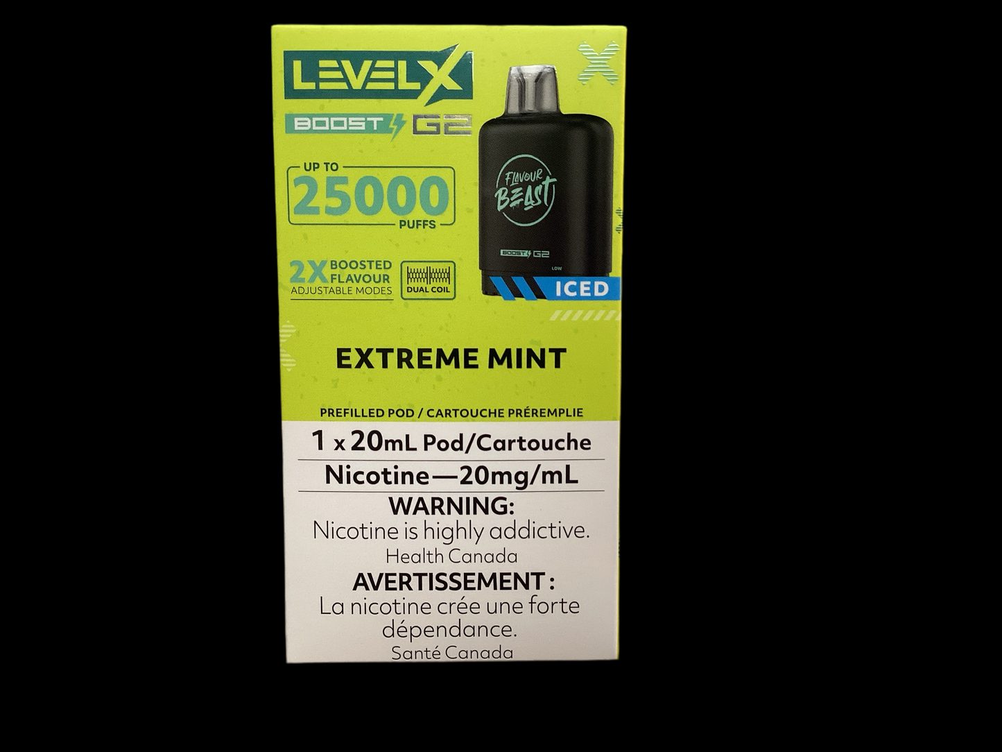 Level X Boost 25k Extreme Mint