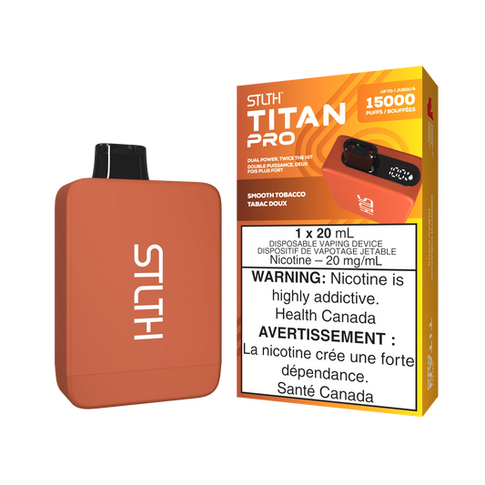 Stlth Titan pro 15k Smooth tobacco