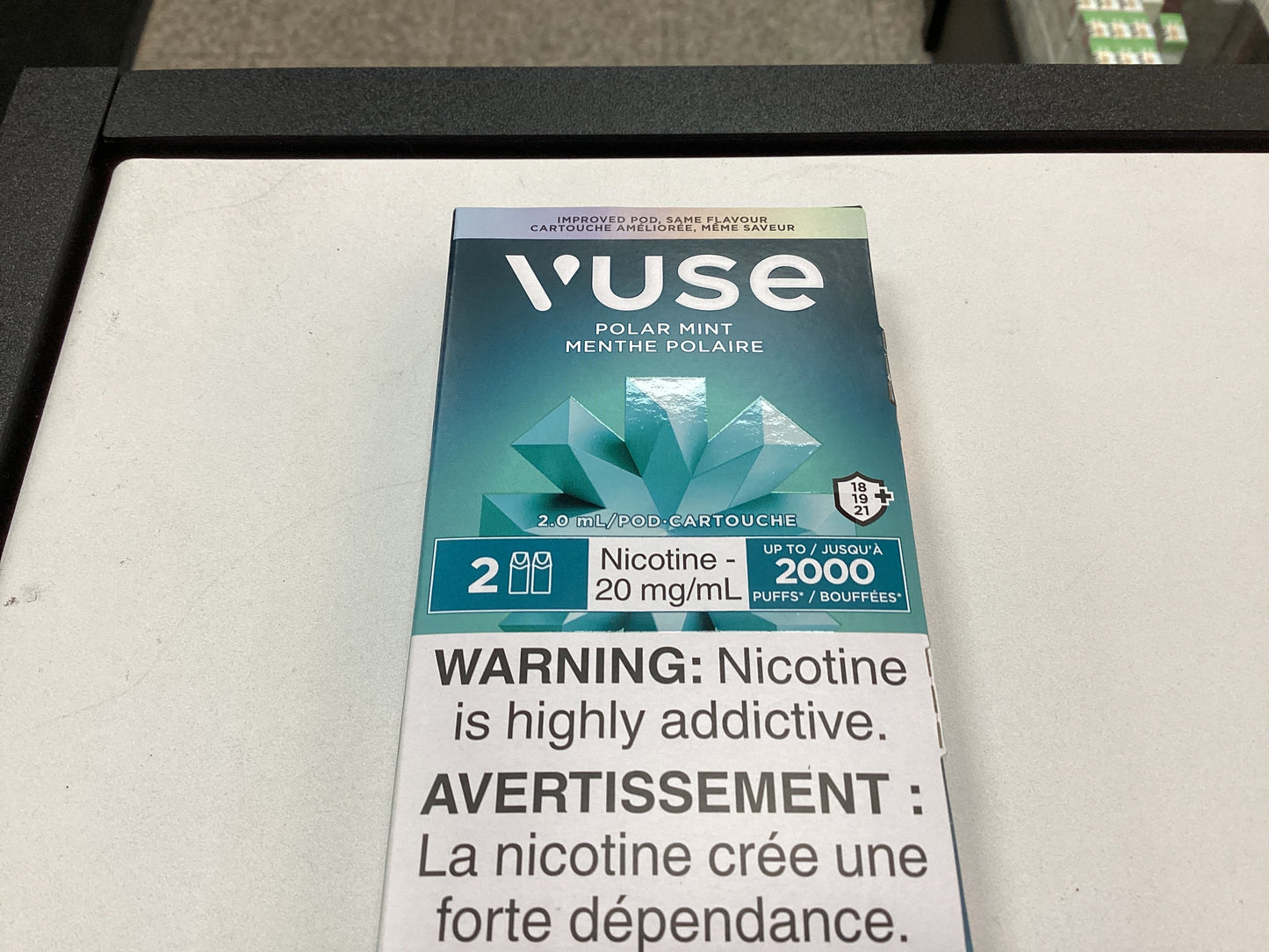 Vuse pods 20mg polar mint X2