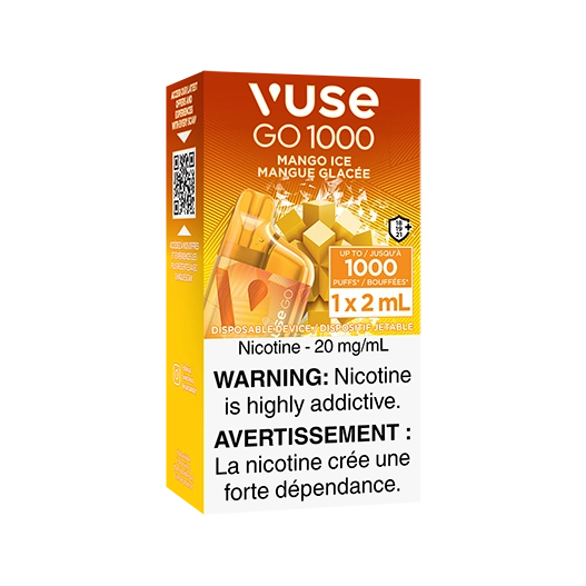 Vuse go 1000 Mango ice 20mg