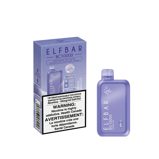 ElfBar 10k Grape Ice (Provincial Tax)