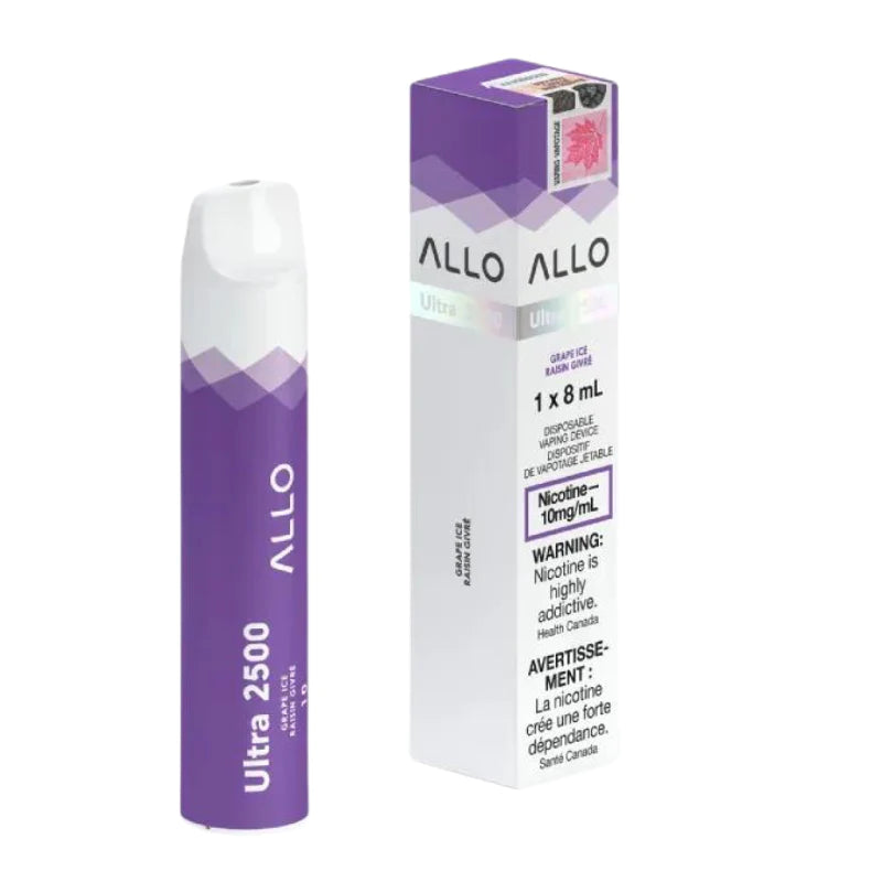 Allo 2500 10mg Grape ice