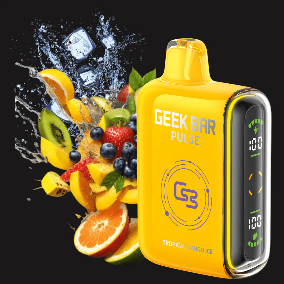 Geek bar pulse 9000 tropical mango ice