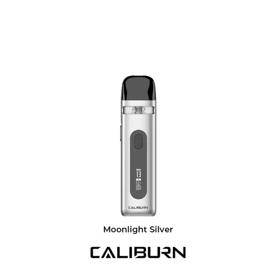 Caliburn X vaping device kit (Moonlight Silver)