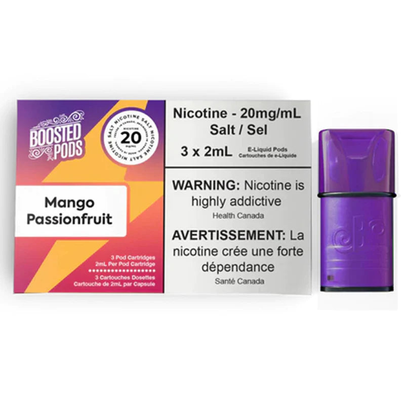 Boosted pods 3x2ml 20mg/ml Mango passionfruit