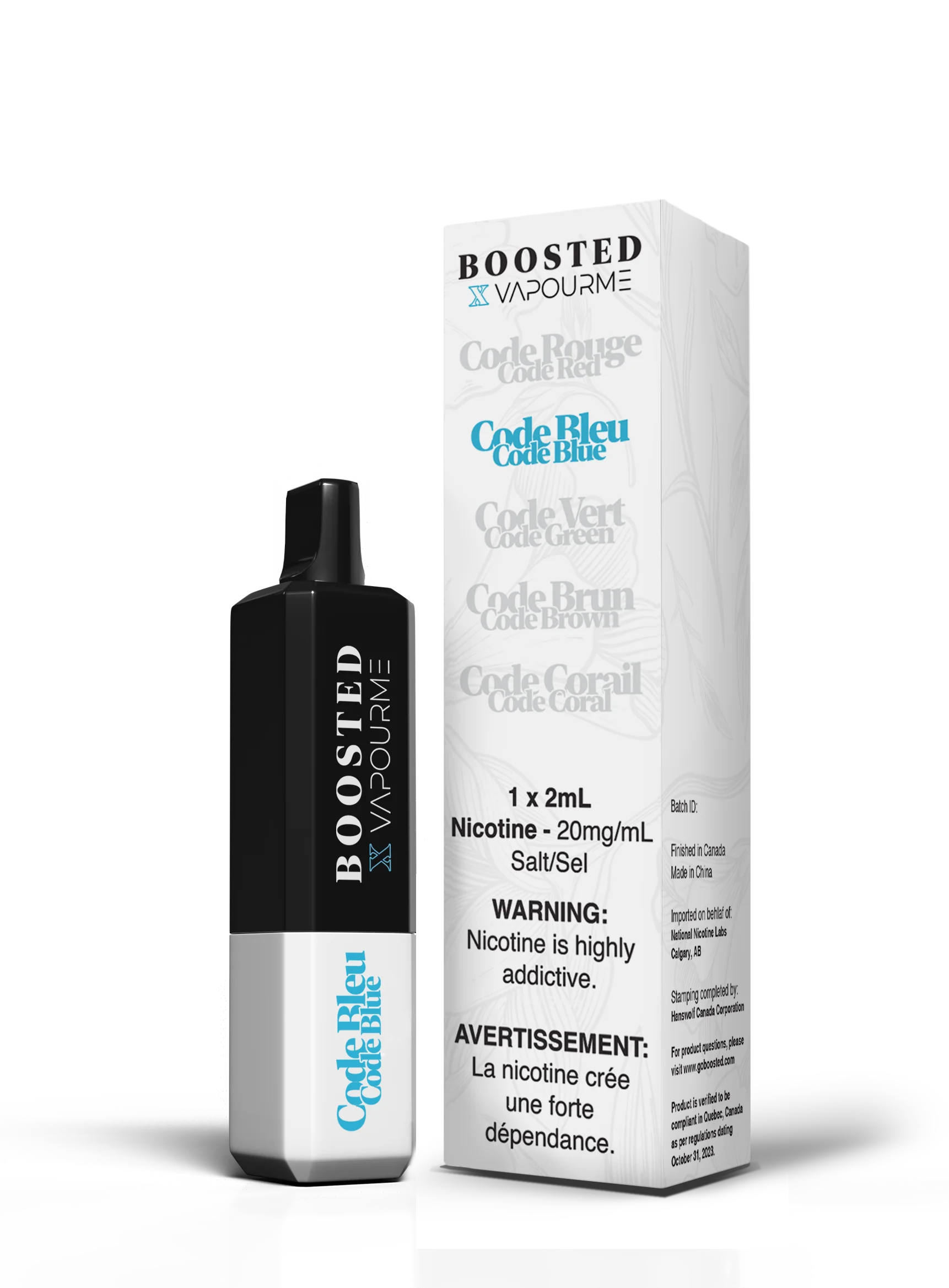code disposable vape Boosted Vapourme Blue (20mg/ml) – Royale Flavour:Strawberry Banana Flavored vape is now Fruit Blend Vape