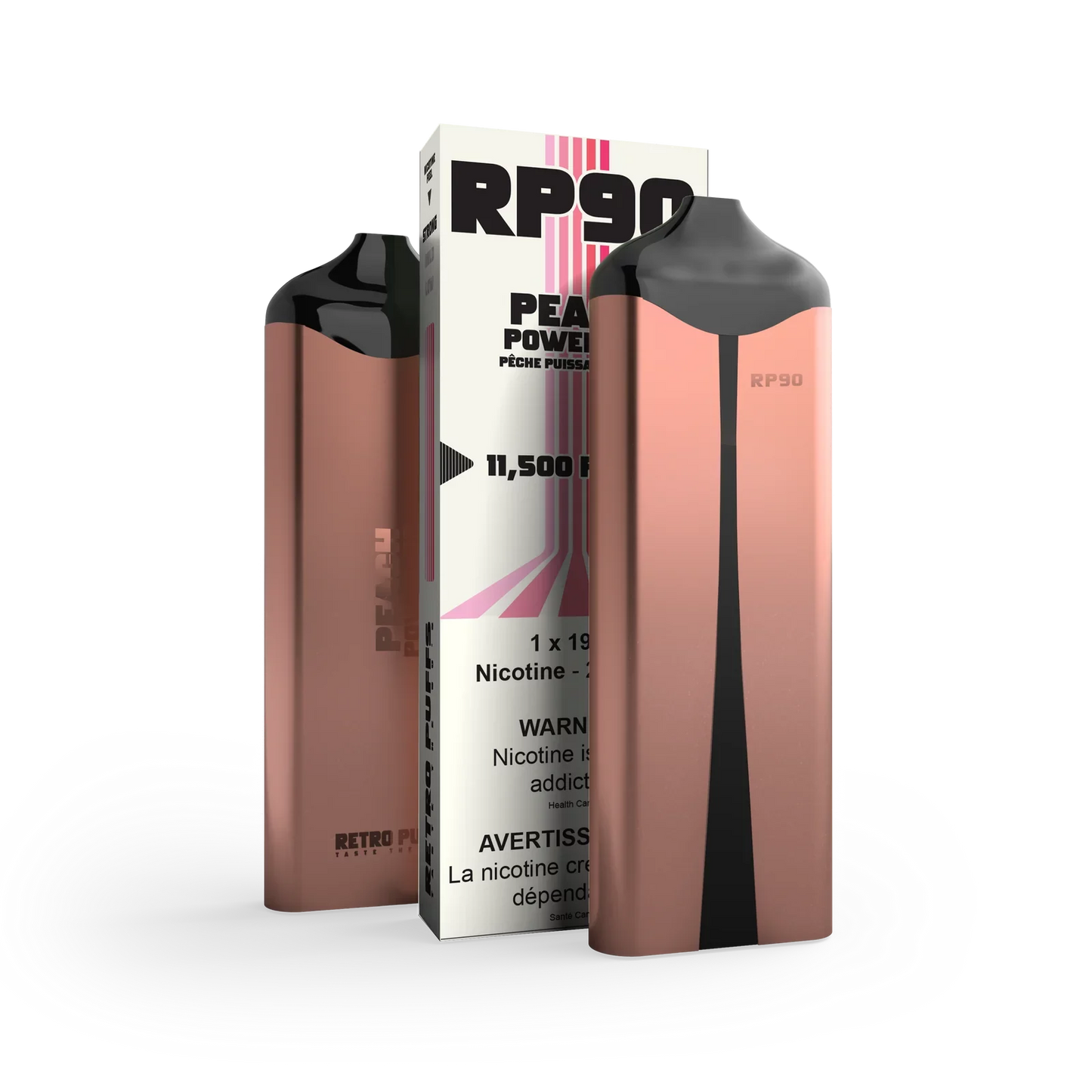 RP 90 Peach Power-up 11,500 puffs