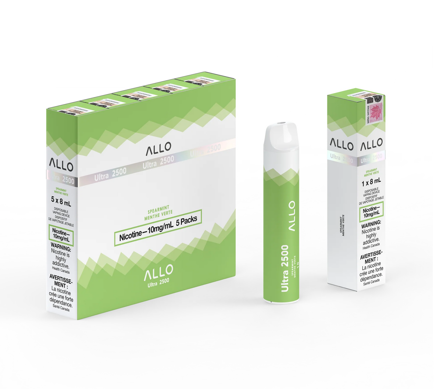 Allo 2500 10mg Spearmint