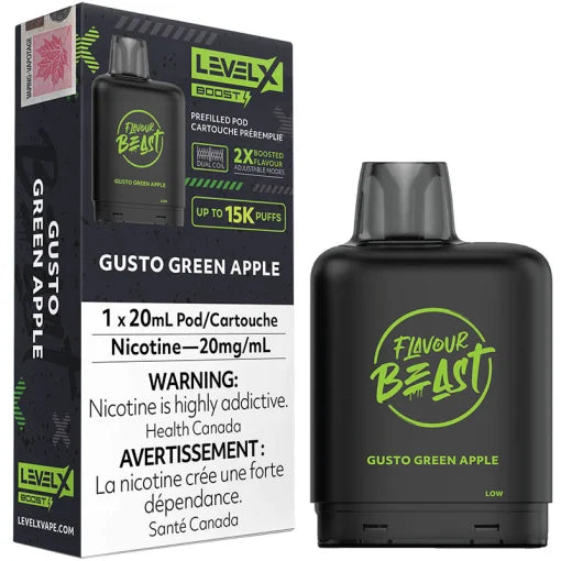 Level X Boost 15k Gusto Green Apple