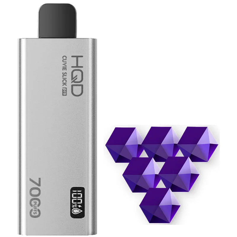 HQD 7000 Cuvie Slick Pro 7000 Disposable Vape - Grapes