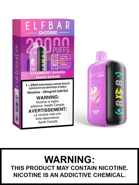 Elfbar 20000 strawberry banana