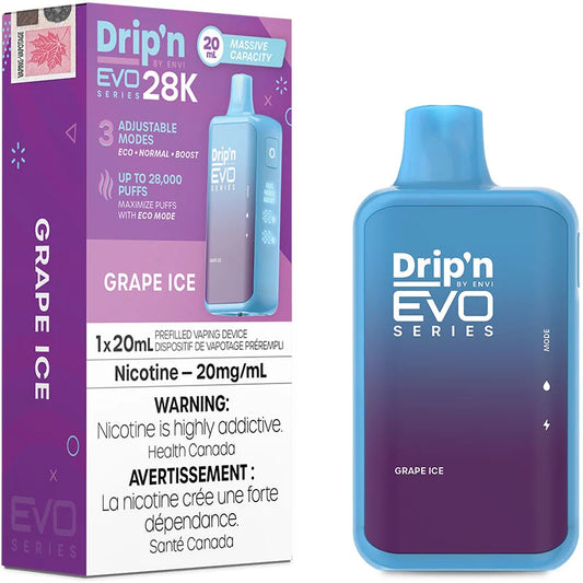 Dripn Evo 28k Grape Ice (Provincial Tax)