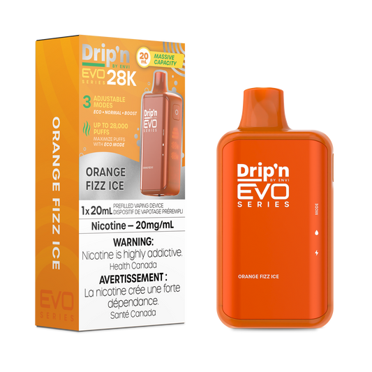 Dripn Evo 28k Orange Fizz Ice (Provincial Tax)