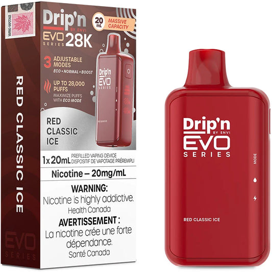 Dripn Evo 28k Red Classic Ice (Provincial Tax)