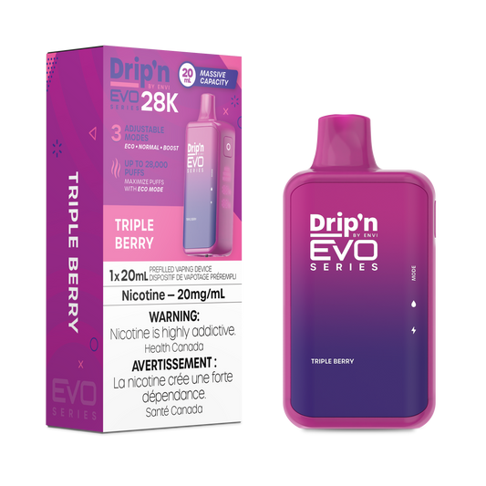 Dripn Evo 28k Triple Berry (Provincial Tax)