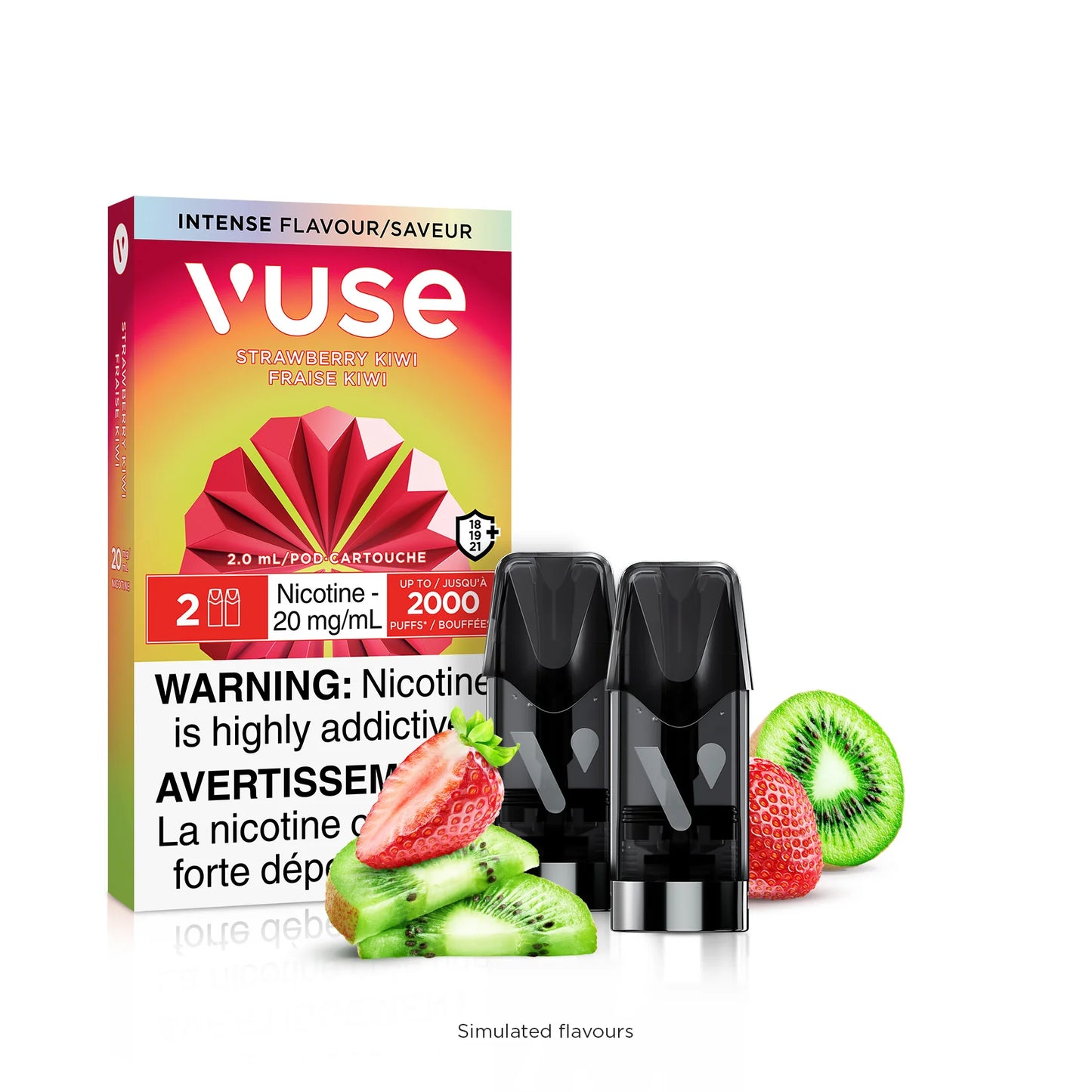 Vuse ePod X2 Strawberry Kiwi - 20mg/ml (Provincial Tax)