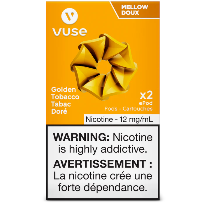 Vuse ePod X2 Golden Tobacco -12mg/ml (Provincial Tax)