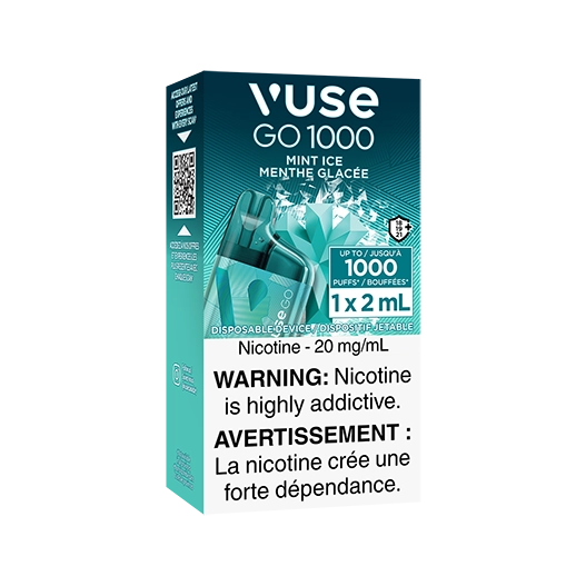 Vuse go 1000 Mint ice 20mg (Provincial Tax)