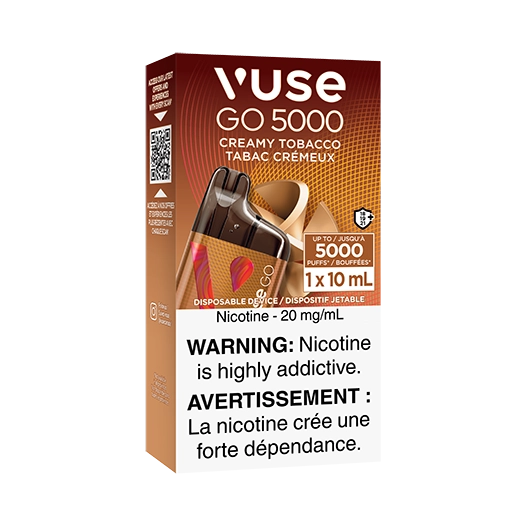 Vuse go 5000 Creamy Tobacco 20mg (Provincial Tax)