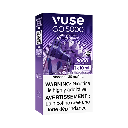 Vuse go 5000 Grape ice 20mg (Provincial Tax)