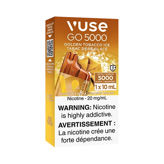 Vuse go 5000 Golden tobacco ice 20mg (Provincial Tax)