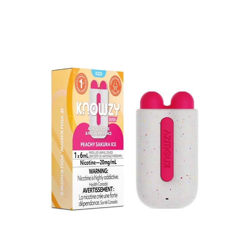 Knowzy duo 6 peach Sakura ice