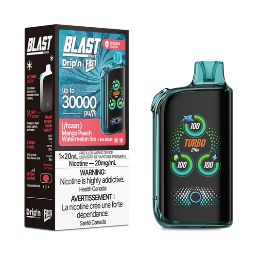 Dripn fasta blast 30k mango peach watermelon ice