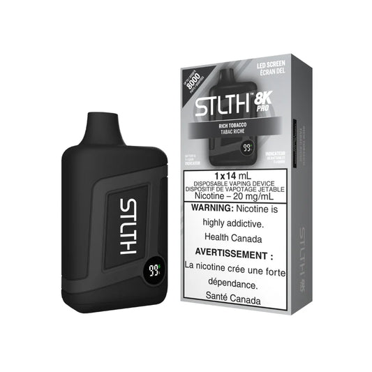 Stlth 8k pro Rich tobacco (Provincial Tax)