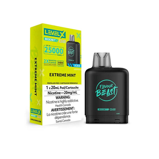 Flavour beast Level X boost G2 25k Extreme mint (Provincial Tax)